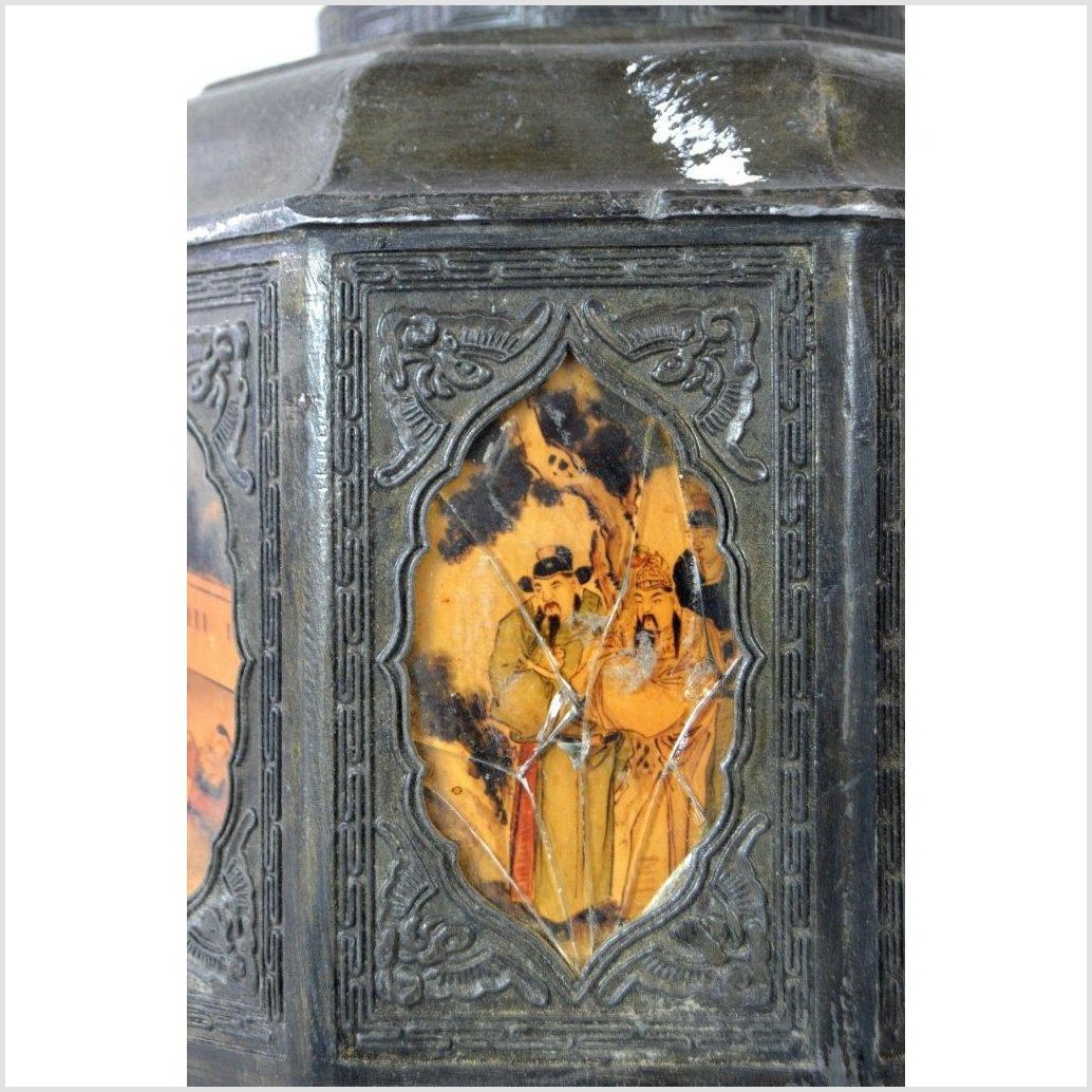 Hand Tooled Pewter Tea Flask-5. Asian &amp; Chinese Furniture, Art, Antiques, Vintage Home Décor for sale at FEA Home