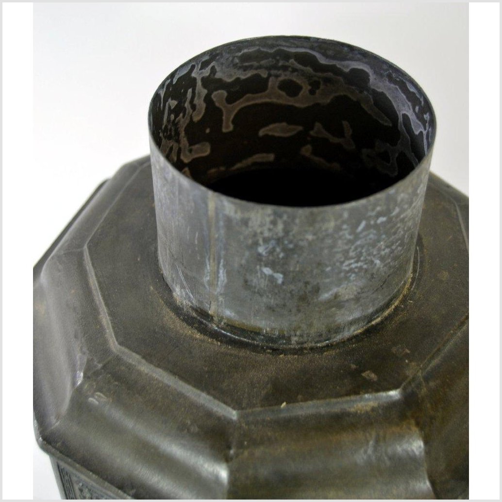 Hand Tooled Pewter Tea Flask-7. Asian &amp; Chinese Furniture, Art, Antiques, Vintage Home Décor for sale at FEA Home
