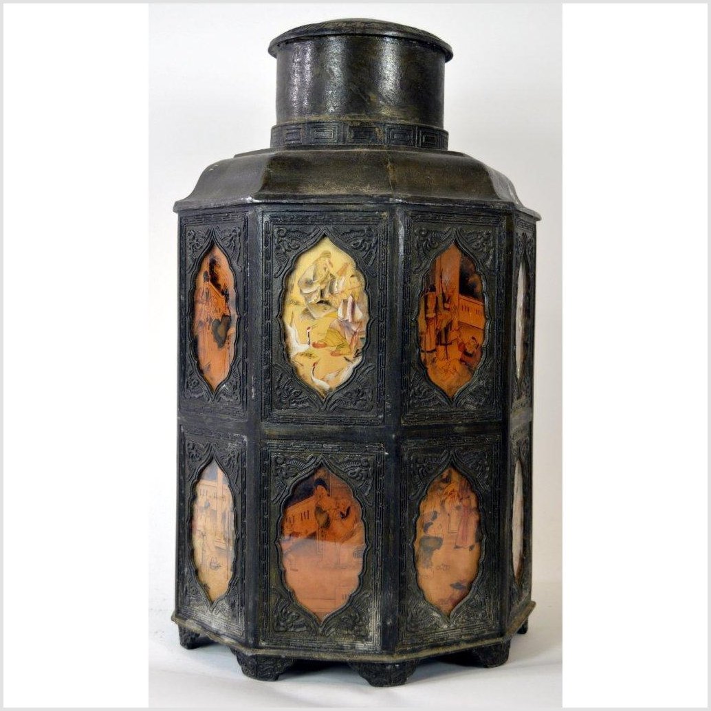 Hand Tooled Pewter Tea Flask-1. Asian & Chinese Furniture, Art, Antiques, Vintage Home Décor for sale at FEA Home