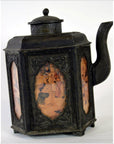 Hand Tooled Pewter Teapot-3. Asian & Chinese Furniture, Art, Antiques, Vintage Home Décor for sale at FEA Home