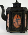 Hand Tooled Pewter Teapot-1. Asian & Chinese Furniture, Art, Antiques, Vintage Home Décor for sale at FEA Home