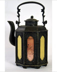Hand Tooled Pewter Teapot-5. Asian & Chinese Furniture, Art, Antiques, Vintage Home Décor for sale at FEA Home