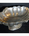 HAND TOOLED SILVER PLATED BOWL-3. Asian & Chinese Furniture, Art, Antiques, Vintage Home Décor for sale at FEA Home