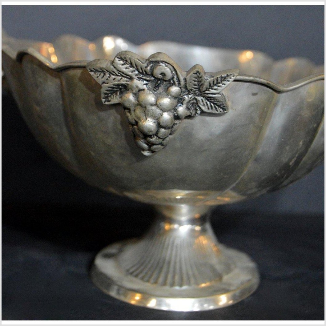 HAND TOOLED SILVER PLATED BOWL-4. Asian &amp; Chinese Furniture, Art, Antiques, Vintage Home Décor for sale at FEA Home