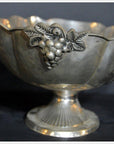 HAND TOOLED SILVER PLATED BOWL-4. Asian & Chinese Furniture, Art, Antiques, Vintage Home Décor for sale at FEA Home