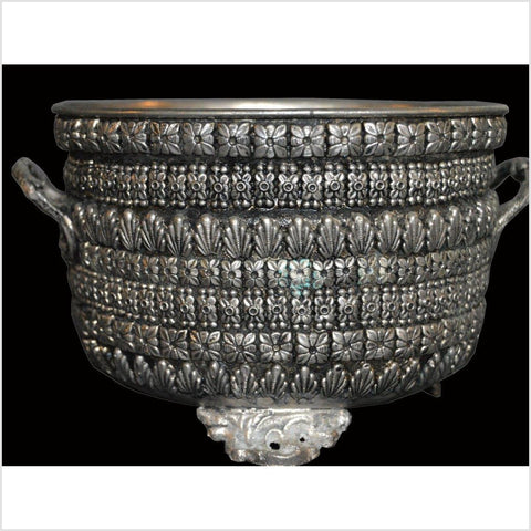 HAND TOOLED SILVER PLATED BOWL-YNP034-3. Asian & Chinese Furniture, Art, Antiques, Vintage Home Décor for sale at FEA Home
