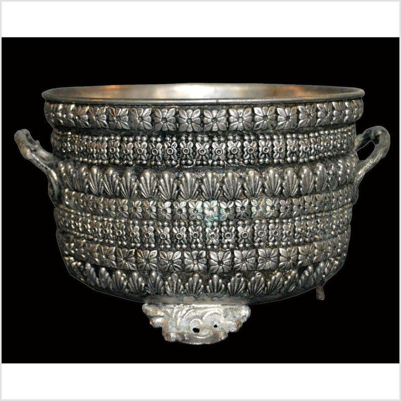 HAND TOOLED SILVER PLATED BOWL-YNP034-1. Asian & Chinese Furniture, Art, Antiques, Vintage Home Décor for sale at FEA Home