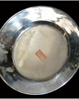 HAND TOOLED SILVER PLATED ORNATE CHARGER-4. Asian & Chinese Furniture, Art, Antiques, Vintage Home Décor for sale at FEA Home