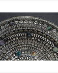 HAND TOOLED SILVER PLATED ORNATE CHARGER-2. Asian & Chinese Furniture, Art, Antiques, Vintage Home Décor for sale at FEA Home