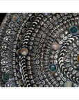 HAND TOOLED SILVER PLATED ORNATE CHARGER-5. Asian & Chinese Furniture, Art, Antiques, Vintage Home Décor for sale at FEA Home