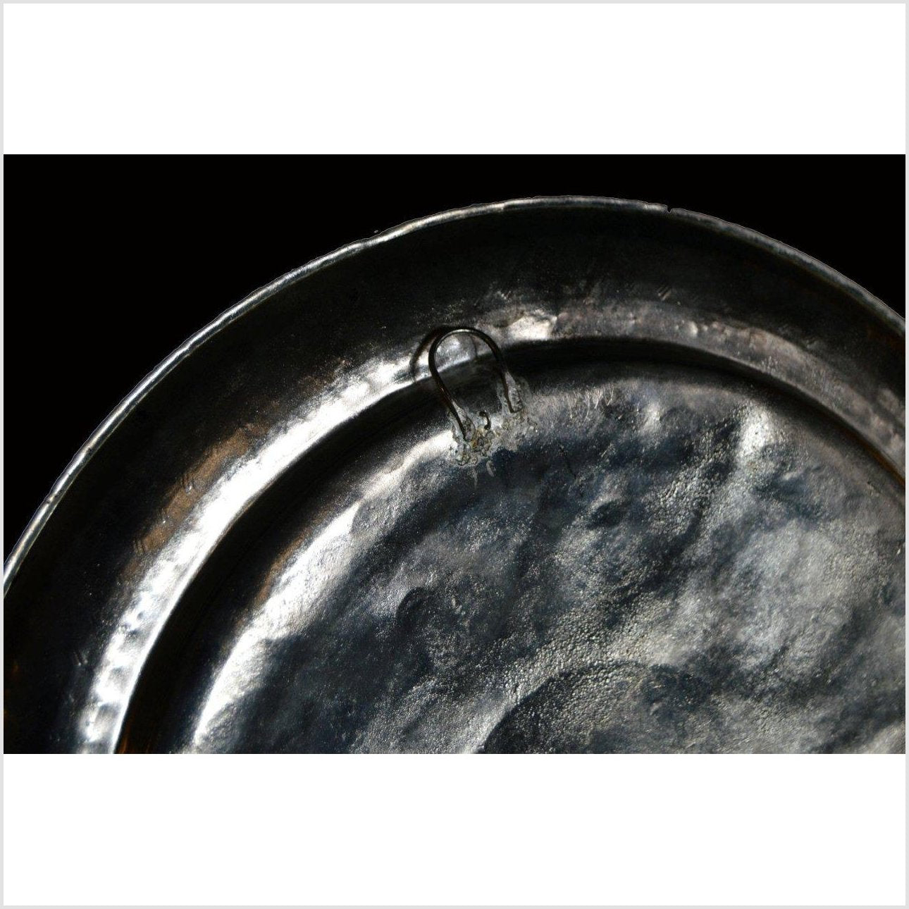 HAND TOOLED SILVER PLATED ORNATE CHARGER-8. Asian &amp; Chinese Furniture, Art, Antiques, Vintage Home Décor for sale at FEA Home