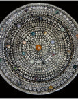 HAND TOOLED SILVER PLATED ORNATE CHARGER-1. Asian & Chinese Furniture, Art, Antiques, Vintage Home Décor for sale at FEA Home