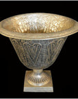 Hand Tooled Silver Plated Planter-2. Asian & Chinese Furniture, Art, Antiques, Vintage Home Décor for sale at FEA Home