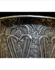 Hand Tooled Silver Plated Planter-4. Asian & Chinese Furniture, Art, Antiques, Vintage Home Décor for sale at FEA Home
