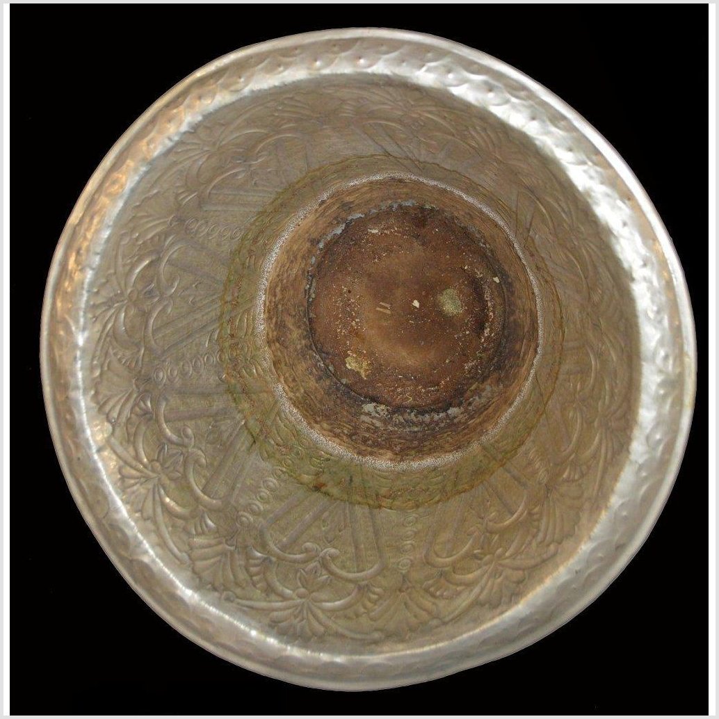 Hand Tooled Silver Plated Planter-7. Asian &amp; Chinese Furniture, Art, Antiques, Vintage Home Décor for sale at FEA Home