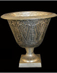 Hand Tooled Silver Plated Planter-1. Asian & Chinese Furniture, Art, Antiques, Vintage Home Décor for sale at FEA Home