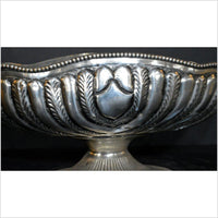Hand Tooled Silver Plated Planter