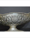 HAND TOOLED SILVER PLATED PLANTER-3. Asian & Chinese Furniture, Art, Antiques, Vintage Home Décor for sale at FEA Home