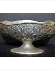 HAND TOOLED SILVER PLATED PLANTER-5. Asian & Chinese Furniture, Art, Antiques, Vintage Home Décor for sale at FEA Home