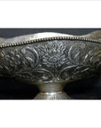 HAND TOOLED SILVER PLATED PLANTER-6. Asian & Chinese Furniture, Art, Antiques, Vintage Home Décor for sale at FEA Home