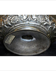 HAND TOOLED SILVER PLATED PLANTER-7. Asian & Chinese Furniture, Art, Antiques, Vintage Home Décor for sale at FEA Home