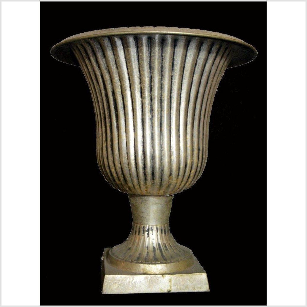 Hand Tooled Silver Plated Planter-5. Asian &amp; Chinese Furniture, Art, Antiques, Vintage Home Décor for sale at FEA Home