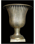 Hand Tooled Silver Plated Planter-5. Asian & Chinese Furniture, Art, Antiques, Vintage Home Décor for sale at FEA Home