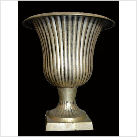 Hand Tooled Silver Plated Planter 