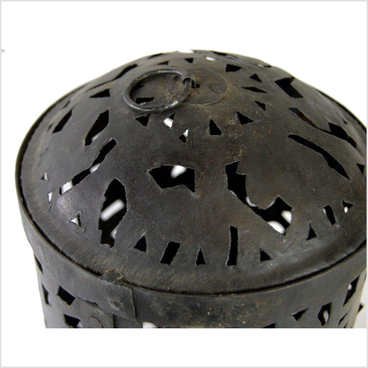 Hand Tooled Tin Candle Lamp-2. Asian & Chinese Furniture, Art, Antiques, Vintage Home Décor for sale at FEA Home