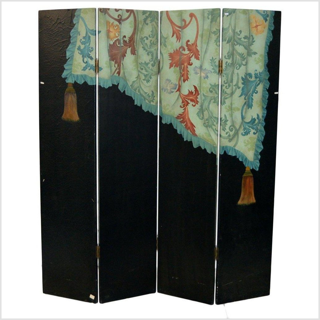 Handpainted Chinese Screen-2. Asian & Chinese Furniture, Art, Antiques, Vintage Home Décor for sale at FEA Home