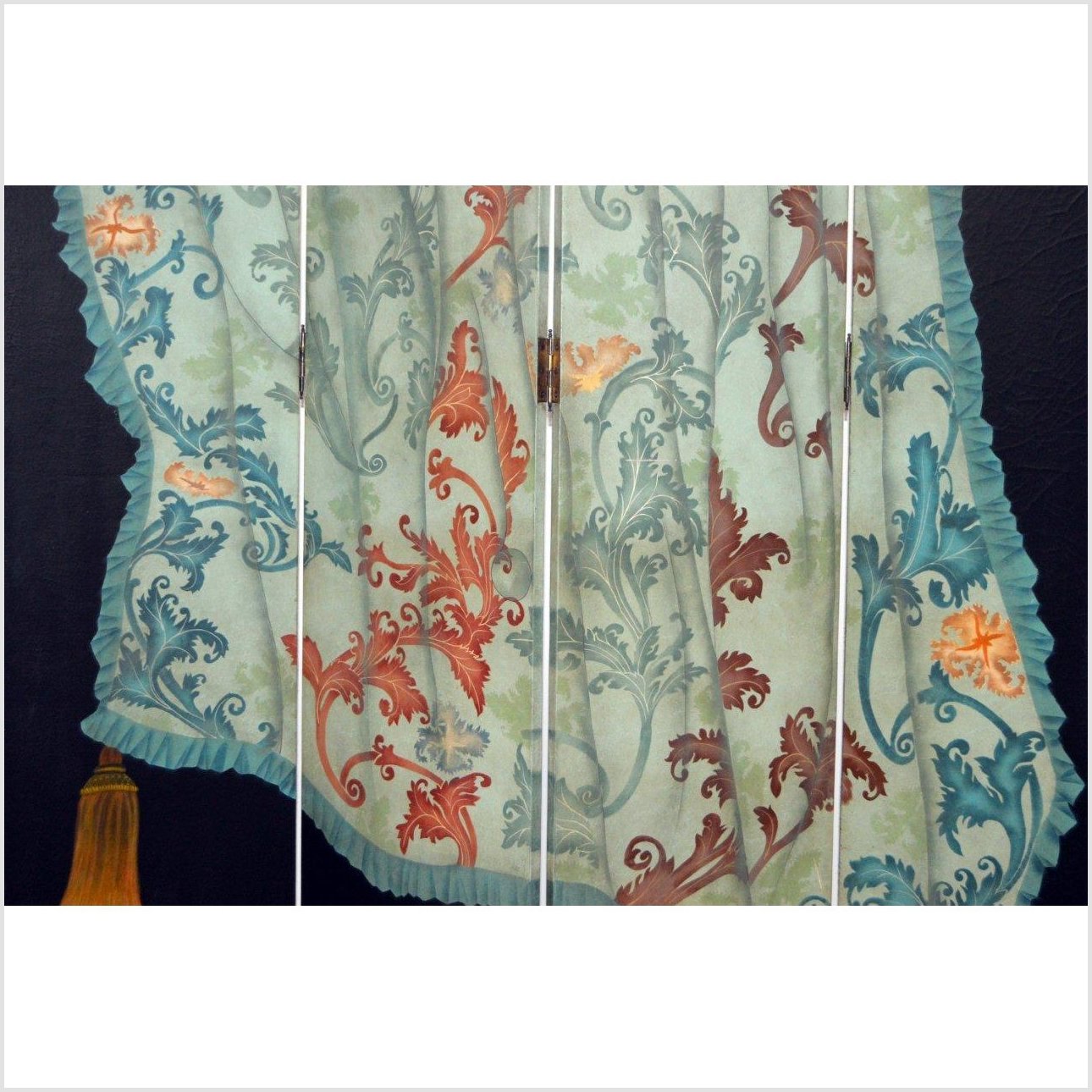 Handpainted Chinese Screen-3. Asian &amp; Chinese Furniture, Art, Antiques, Vintage Home Décor for sale at FEA Home