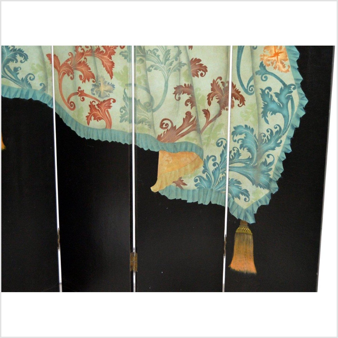 Handpainted Chinese Screen-4. Asian &amp; Chinese Furniture, Art, Antiques, Vintage Home Décor for sale at FEA Home