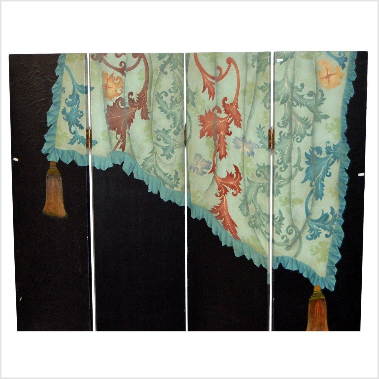 Handpainted Chinese Screen-1. Asian & Chinese Furniture, Art, Antiques, Vintage Home Décor for sale at FEA Home