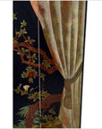 Handpainted Floral Screen-10. Asian & Chinese Furniture, Art, Antiques, Vintage Home Décor for sale at FEA Home