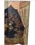 Handpainted Floral Screen-2. Asian & Chinese Furniture, Art, Antiques, Vintage Home Décor for sale at FEA Home