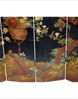 Handpainted Floral Screen-4. Asian & Chinese Furniture, Art, Antiques, Vintage Home Décor for sale at FEA Home