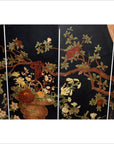 Handpainted Floral Screen-6. Asian & Chinese Furniture, Art, Antiques, Vintage Home Décor for sale at FEA Home