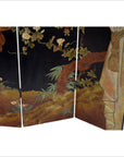 Handpainted Floral Screen-8. Asian & Chinese Furniture, Art, Antiques, Vintage Home Décor for sale at FEA Home