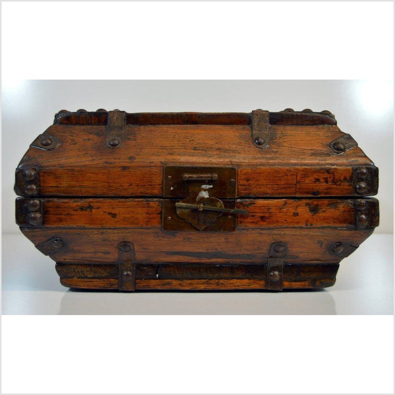 Hinged Chinese Box-YN2672-2. Asian & Chinese Furniture, Art, Antiques, Vintage Home Décor for sale at FEA Home