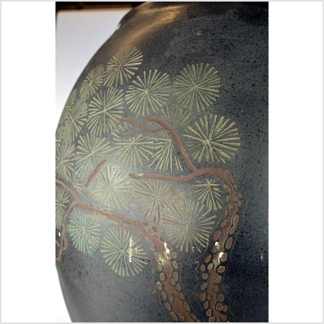Hong Kong Large Hand Painted Vase-2. Asian & Chinese Furniture, Art, Antiques, Vintage Home Décor for sale at FEA Home