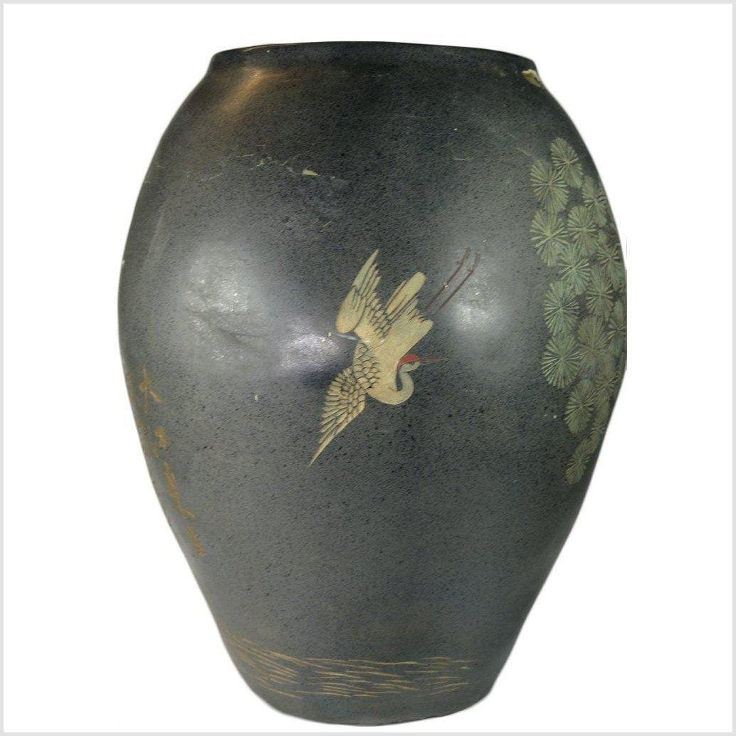 Hong Kong Large Hand Painted Vase-7. Asian &amp; Chinese Furniture, Art, Antiques, Vintage Home Décor for sale at FEA Home