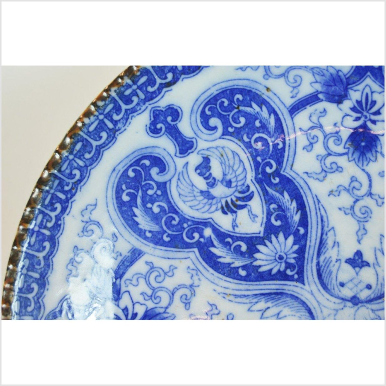 Antique Igezara Transferware Plate-2. Asian & Chinese Furniture, Art, Antiques, Vintage Home Décor for sale at FEA Home