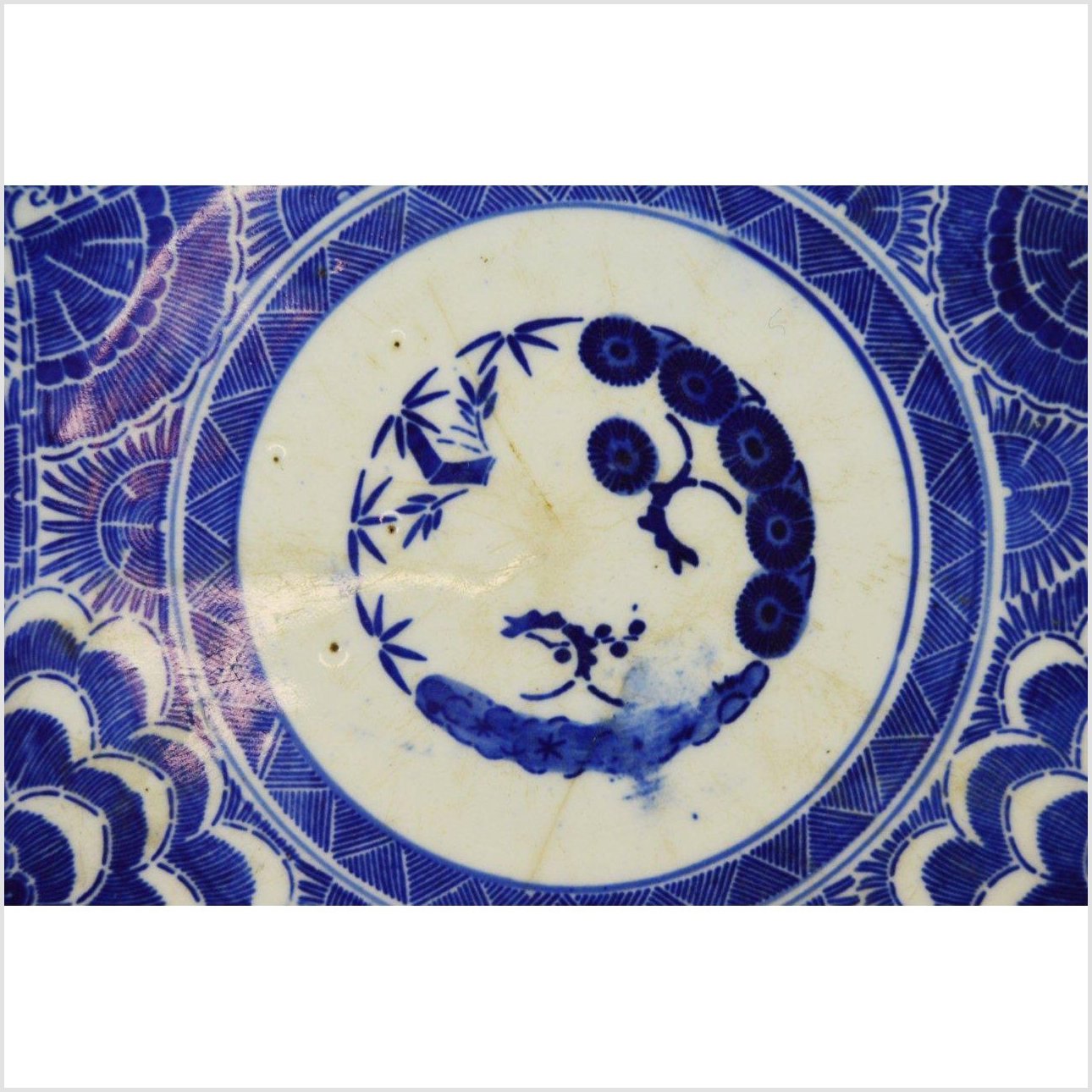 Igezara Transferware Plate-3. Asian &amp; Chinese Furniture, Art, Antiques, Vintage Home Décor for sale at FEA Home
