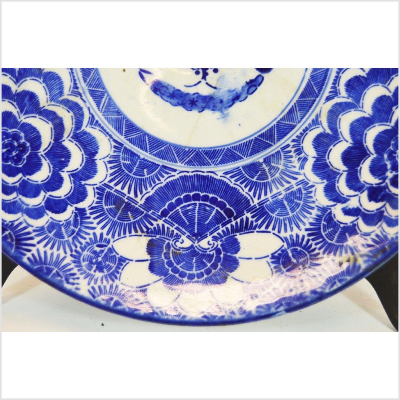 Igezara Transferware Plate-4. Asian &amp; Chinese Furniture, Art, Antiques, Vintage Home Décor for sale at FEA Home
