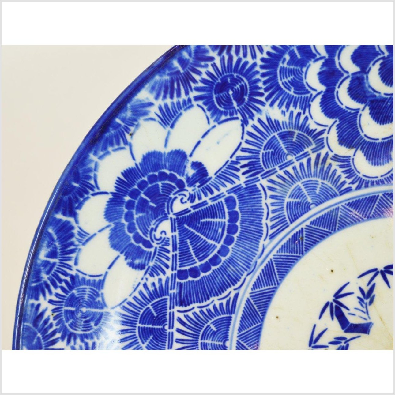 Igezara Transferware Plate-5. Asian &amp; Chinese Furniture, Art, Antiques, Vintage Home Décor for sale at FEA Home