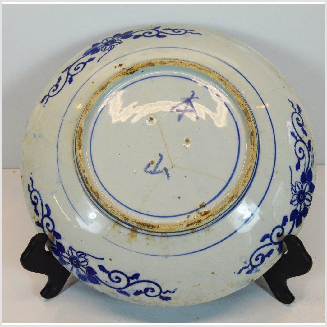 Igezara Transferware Plate-6. Asian &amp; Chinese Furniture, Art, Antiques, Vintage Home Décor for sale at FEA Home