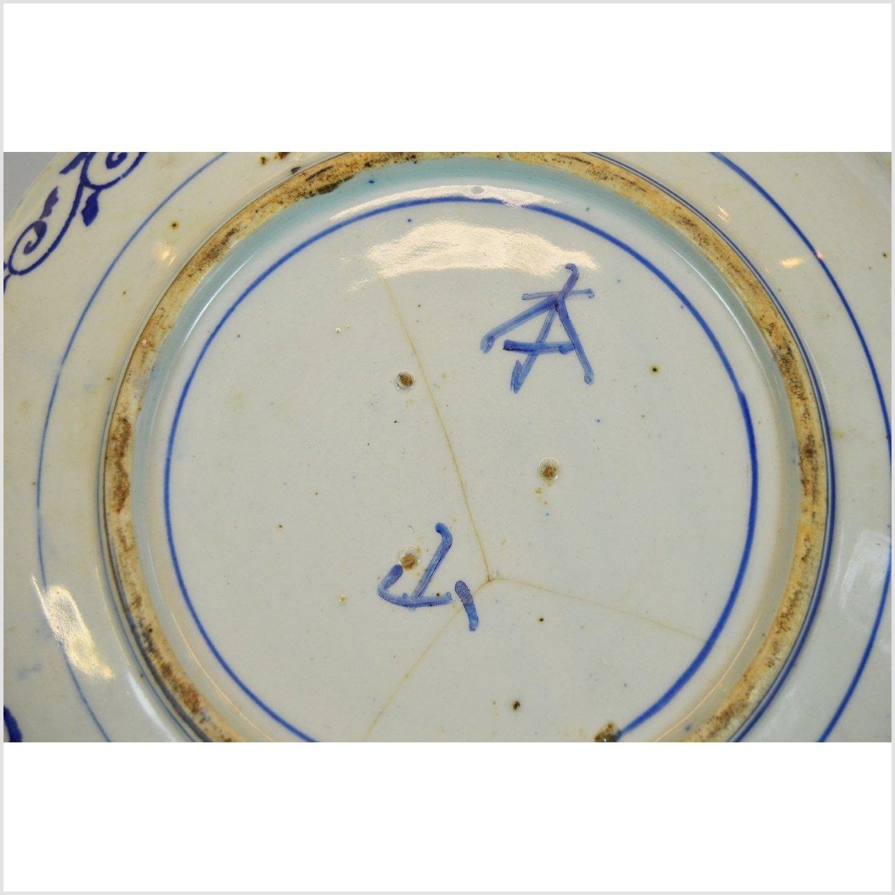 Igezara Transferware Plate-7. Asian &amp; Chinese Furniture, Art, Antiques, Vintage Home Décor for sale at FEA Home