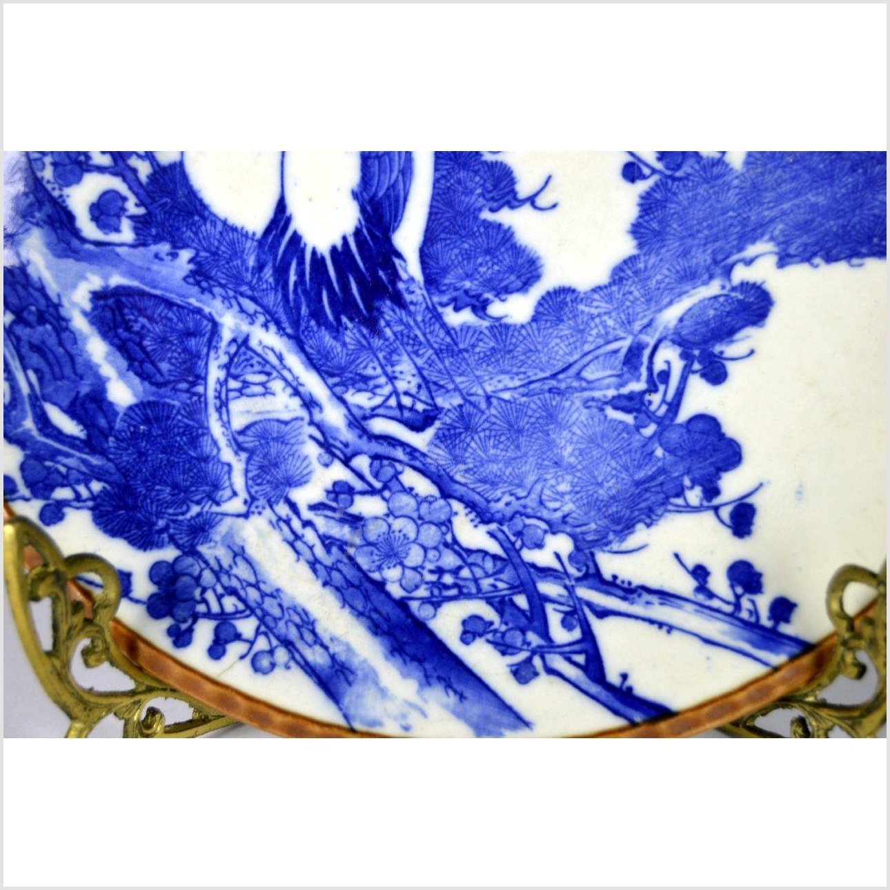 Igezara Transferware Plate-3. Asian &amp; Chinese Furniture, Art, Antiques, Vintage Home Décor for sale at FEA Home