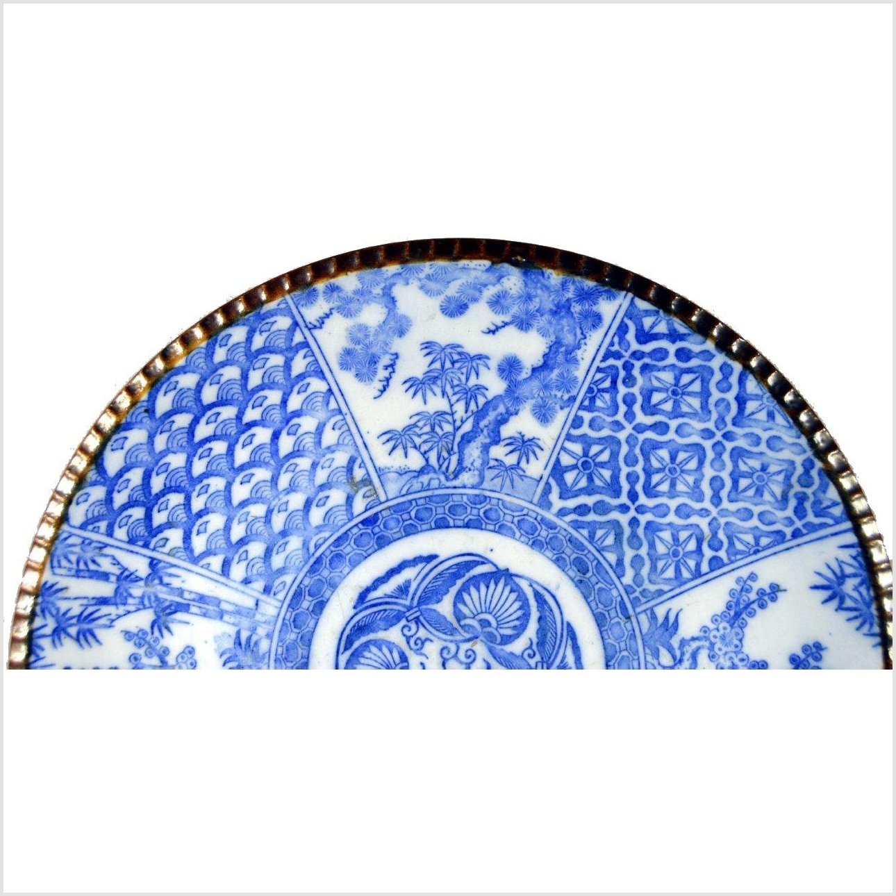 Igezara Transferware Plate-2. Asian & Chinese Furniture, Art, Antiques, Vintage Home Décor for sale at FEA Home
