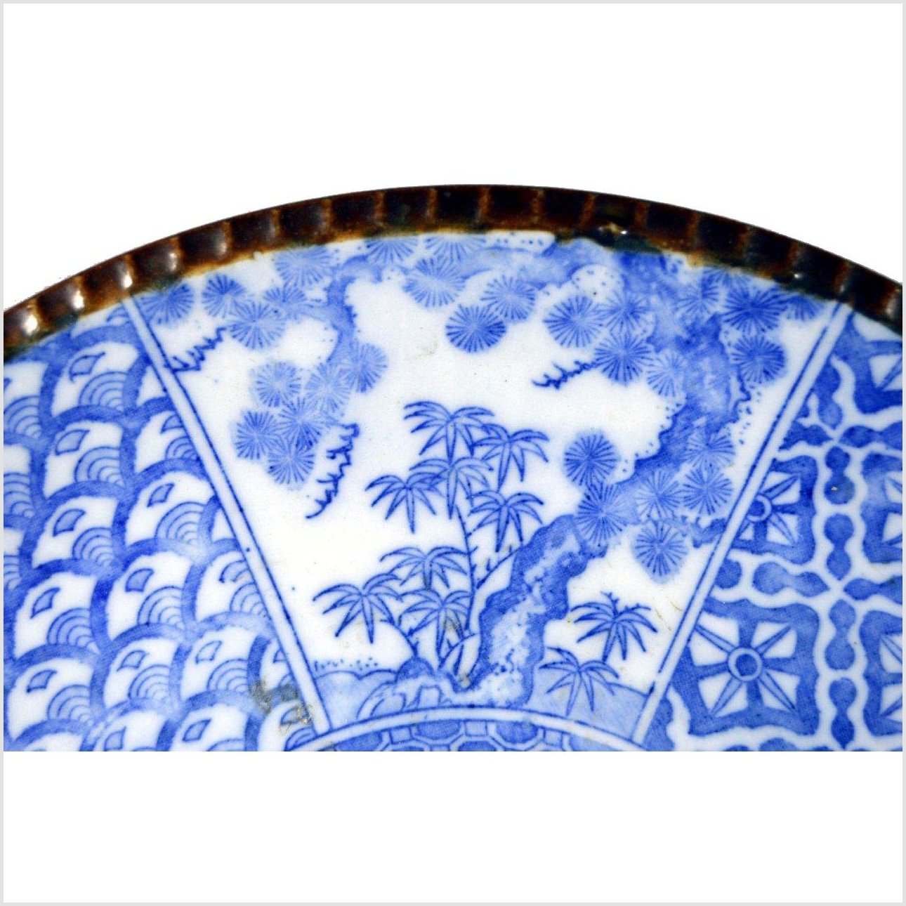 Igezara Transferware Plate-3. Asian &amp; Chinese Furniture, Art, Antiques, Vintage Home Décor for sale at FEA Home